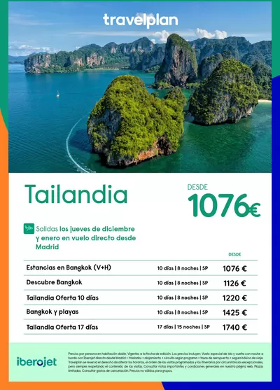 Ofertas de Viajes en Cáceres | Travelplan Tailandia desde 1076€ de Travelplan | 21/10/2024 - 23/11/2024