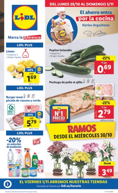 Catálogo Lidl en Cabo Blanco | № 1 PRECIO | 28/10/2024 - 3/11/2024