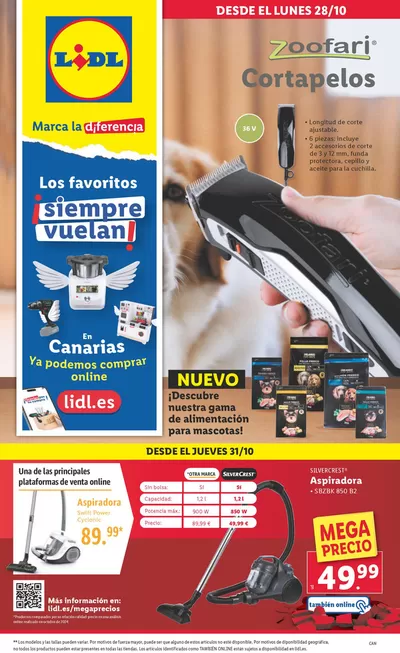 Catálogo Lidl en Añaza | ¡Bazar Lidl! | 28/10/2024 - 3/11/2024