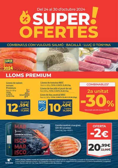 Catálogo La Sirena en Calella | Super Ofertas! | 24/10/2024 - 30/10/2024