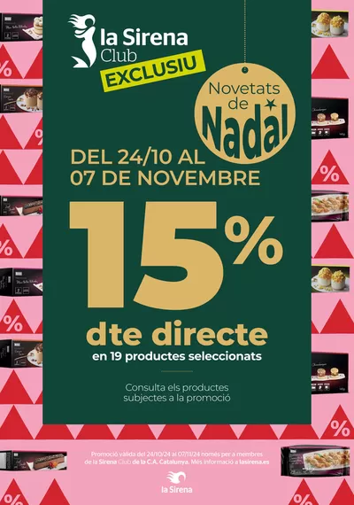 Catálogo La Sirena en Calella | Novedades de Navidad! | 24/10/2024 - 7/11/2024