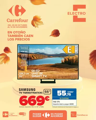 Catálogo Carrefour en Águilas | ELECTRO | 29/10/2024 - 14/11/2024