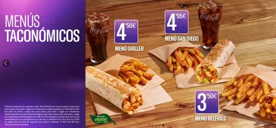 Ofertas de Restauración en Balmaseda | Menús Taconómicos de Taco Bell | 25/10/2024 - 10/11/2024