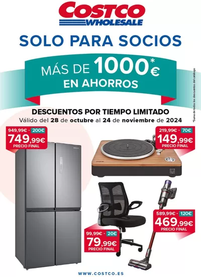 Catálogo Costco en Las Rozas | Catálogo Precios y Promos  | 29/10/2024 - 24/11/2024