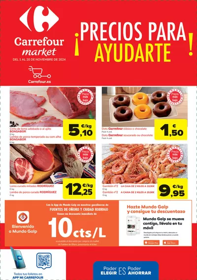 Catálogo Carrefour Market en Fuentes de Oñoro | ¡Precios para ayudarte!  | 1/11/2024 - 20/11/2024