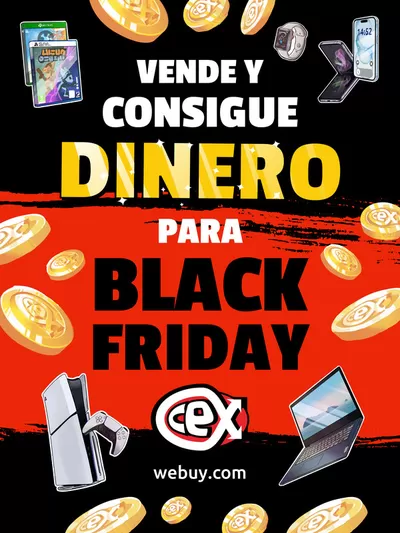 Catálogo CeX en Firgas | Vende y consigue dinero para black friday | 1/11/2024 - 30/11/2024