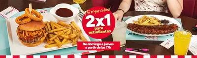 Catálogo TGI Friday's en Madrid | 2x1 para estudiantes | 29/10/2024 - 12/12/2024