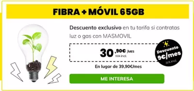 Ofertas de Informática y Electrónica en Barbastro | Descuento de MÁSmóvil | 30/10/2024 - 18/11/2024