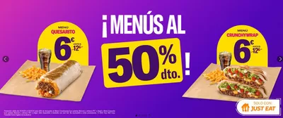 Catálogo Taco Bell en Córdoba | 50% dto. | 31/10/2024 - 30/11/2024