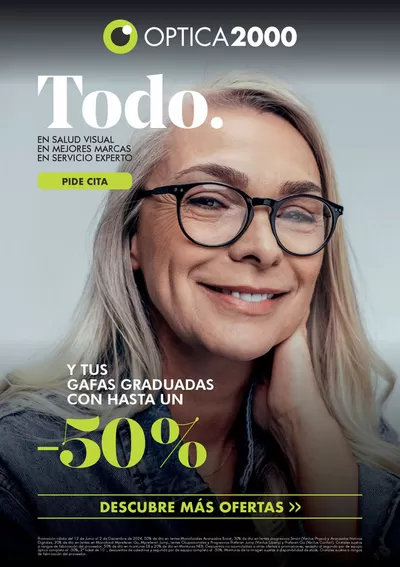 Ofertas de Salud y Ópticas en Moreda | Todo. En salud visual, en mejores marcas, en servicio experto de Optica 2000 | 1/11/2024 - 30/11/2024