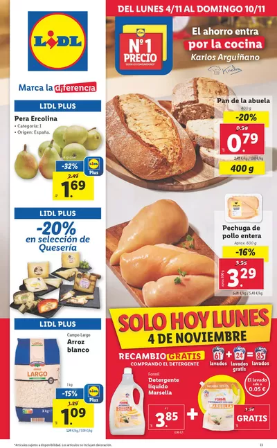 Catálogo Lidl en Zaragoza | № 1 PRECIO | 4/11/2024 - 10/11/2024