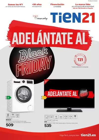 Catálogo Tien 21 en Dos Torres | Folleto Tien21 Adelántate al Black Friday Nov2024 | 1/11/2024 - 23/11/2024