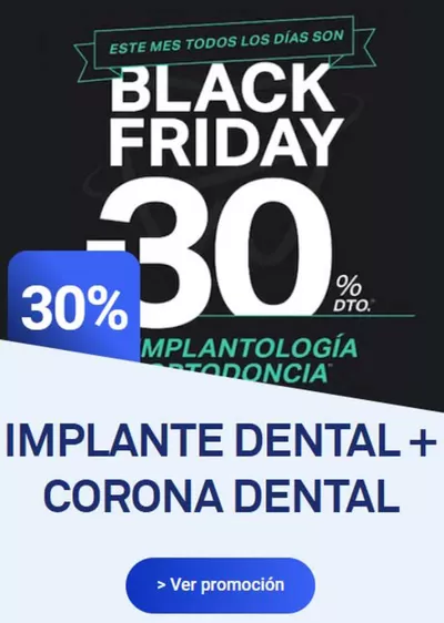 Ofertas de Salud y Ópticas en Lardero | 30% en implante dental + corona dental de Vivanta | 1/11/2024 - 30/11/2024