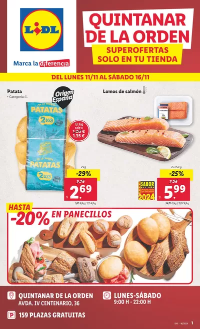 Catálogo Lidl en Quintanar de la Orden | Marca la diferencia! | 11/11/2024 - 17/11/2024