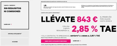 Ofertas de Bancos y Seguros en Alba de Tormes | Promoción especial de EVO Banco | 4/11/2024 - 30/11/2024