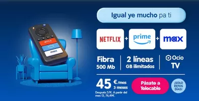 Catálogo Telecable en Piedras blancas | Promoción | 4/11/2024 - 18/11/2024