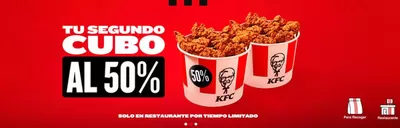 Catálogo KFC en Vitoria | Tu segundo Cubo al 50% | 4/11/2024 - 18/11/2024