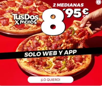 Ofertas de Restauración en Vielha e Mijaran | Promoción de Telepizza | 4/11/2024 - 18/11/2024