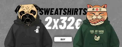 Catálogo Pampling en Logroño | Sweatshirts 2x32€ | 4/11/2024 - 18/11/2024