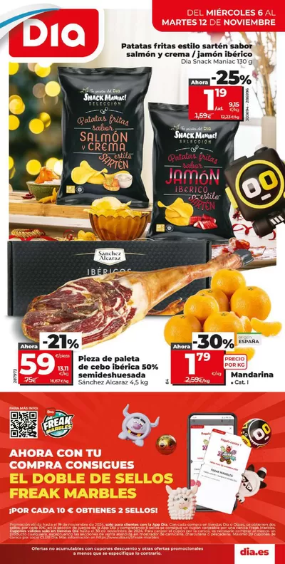 Ofertas de Hiper-Supermercados en Valadouro | Nueva calidad Dia del 6 al 12 de noviembre de Dia | 6/11/2024 - 12/11/2024