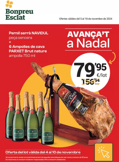 Catálogo BonpreuEsclat en Puigcerda | Fullet d'ofertes quinzenals  | 6/11/2024 - 18/11/2024