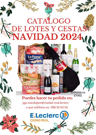 Catálogo E.Leclerc en Ciudad Real | Catálogo Cestas y Lotes NAVIDAD 2024 | 6/11/2024 - 31/12/2024