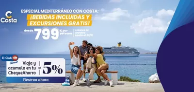 Catálogo Carrefour Viajes en Utebo | Especial Mediterráneo con Costa desde 799€  | 6/11/2024 - 30/11/2024