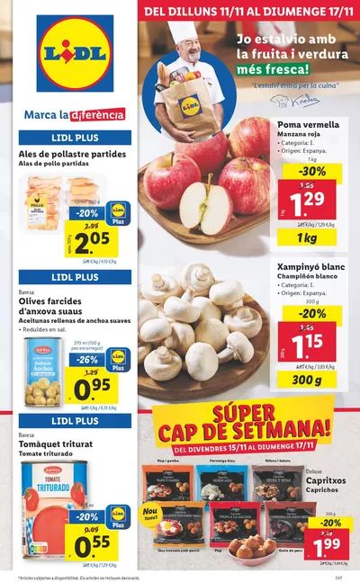 Catálogo Lidl en Solsona | № 1 PRECIO | 11/11/2024 - 17/11/2024