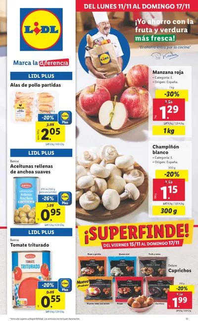 Catálogo Lidl en Aguadulce (Sevilla) | № 1 PRECIO | 11/11/2024 - 17/11/2024