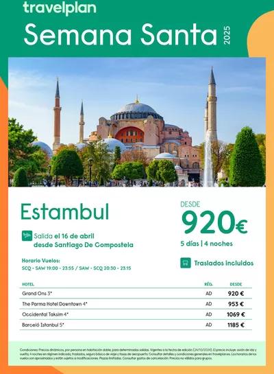 Catálogo Travelplan | Travelplan Estambul | 6/11/2024 - 30/11/2024