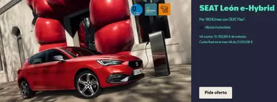 Catálogo SEAT en Roquetas de Mar | SEAT León e-Hybrid Por 180€/mes con SEAT Flex⁶. | 6/11/2024 - 30/11/2024