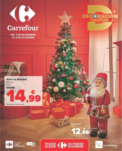 Ofertas de Hogar y Muebles en Campanario | DECORACIÓN NAVIDAD de Carrefour | 7/11/2024 - 9/12/2024