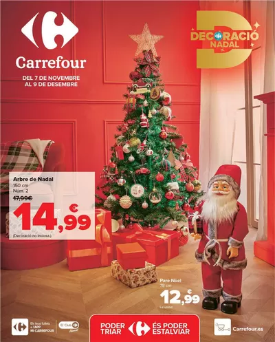 Ofertas de Hogar y Muebles en Navarcles | DECORACIÓN NAVIDAD de Carrefour | 7/11/2024 - 9/12/2024