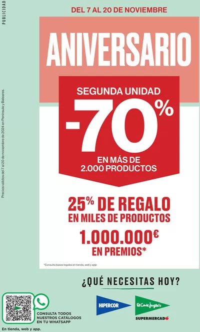 Catálogo Hipercor en Zaragoza | Ofertas y promociones | 7/11/2024 - 20/11/2024