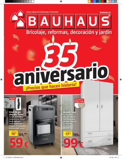 Ofertas de Jardín y Bricolaje en Muela | Bricolaje, reformas, decoración y jardín de BAUHAUS | 7/11/2024 - 1/12/2024