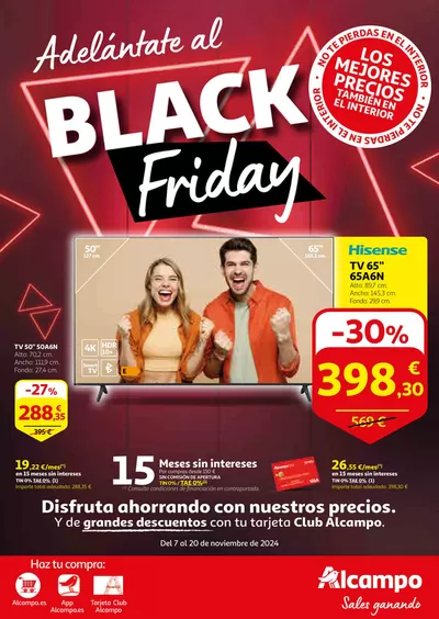 Catálogo Alcampo en Granada | Adelántate al Black Friday | 7/11/2024 - 20/11/2024