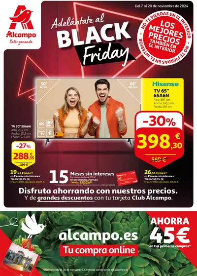 Catálogo Alcampo en Madrid | Adelántate al Black Friday | 7/11/2024 - 20/11/2024