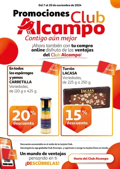 Catálogo Alcampo en Telde | Promociones Club Alcampo | 7/11/2024 - 20/11/2024