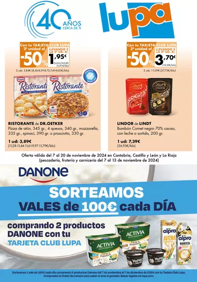 Catálogo Supermercados Lupa en Logroño | Oferta válida del 7 al 20 de noviembre de 2024 | 7/11/2024 - 20/11/2024