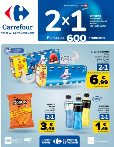 Catálogo Carrefour en Granollers | 2X1 | 12/11/2024 - 20/11/2024