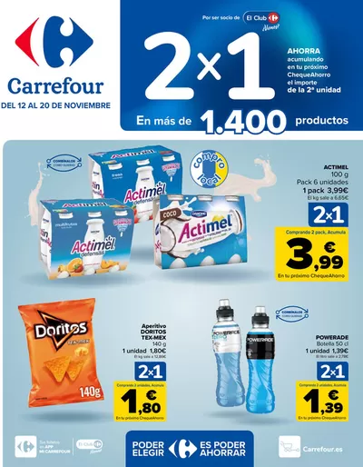 Catálogo Carrefour en Candelaria | 2X1 | 12/11/2024 - 20/11/2024