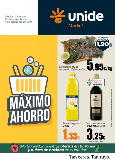 Catálogo Unide Market en Silos | Máximo Ahorro UNIDE Market Canarias | 14/11/2024 - 4/12/2024