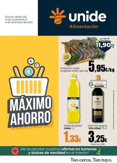 Catálogo UNIDE Alimentación en Tegueste | Máximo Ahorro - UNIDE Alimentación Canarias | 14/11/2024 - 4/12/2024