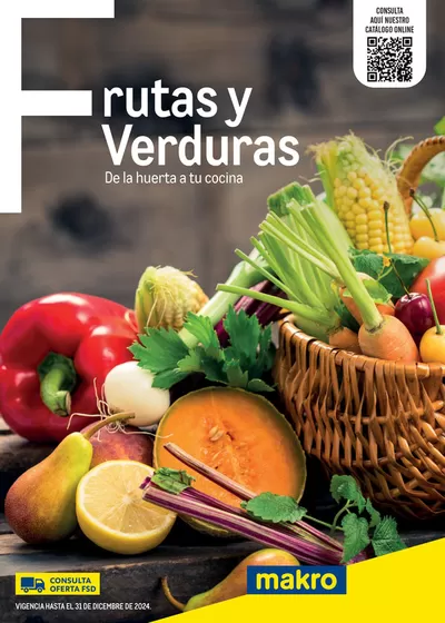 Catálogo Makro en Córdoba | Frutas y verduras | 8/11/2024 - 31/12/2024