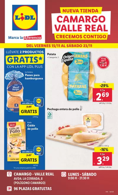 Catálogo Lidl en Camargo | Marca la diferencia Camargo | 15/11/2024 - 23/11/2024