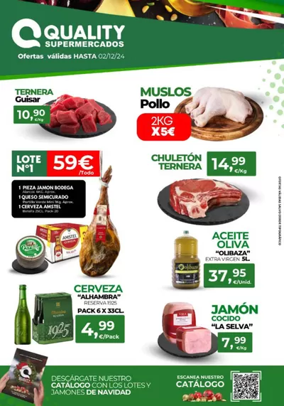 Catálogo Quality Supermercados en Alicante | Ofertas válidas hasta el 02/12/2024. | 8/11/2024 - 2/12/2024