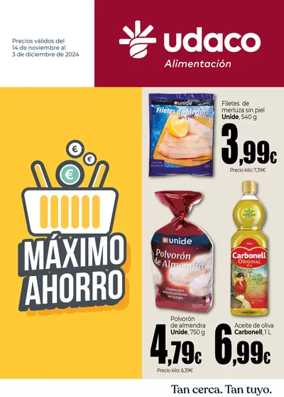 Catálogo UDACO en Castillo de Garcimuñoz |  Máximo Ahorro - UDACO  | 14/11/2024 - 3/12/2024