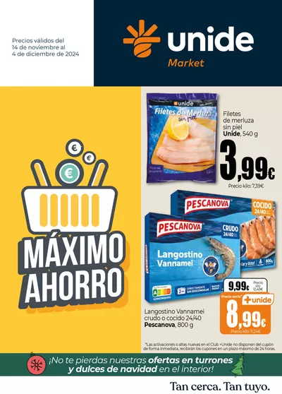 Catálogo Unide Market en Salamanca | Máximo Ahorro - UNIDE Market Península | 14/11/2024 - 4/12/2024