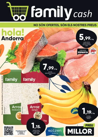 Ofertas de Hiper-Supermercados en Sant Julià de Lòria | Catálogo Family Cash - Andorra de Family Cash | 11/11/2024 - 1/12/2024