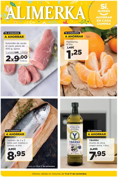 Catálogo Alimerka en Oviedo | Semanal del 11 al 17 de noviembre Asturias | 11/11/2024 - 17/11/2024